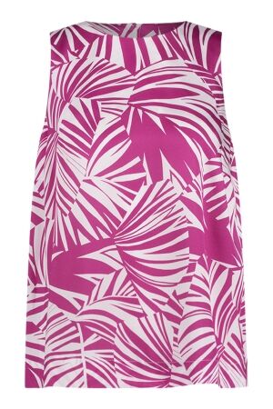 Studio Anneloes Studio Anneloes ebony satin palm top 11070 Tops en Singlets 1155 off white/fuchsia