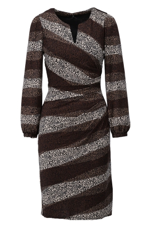 K-Design K-Design bodycon jurk met luipaard design z146 Jurk p823