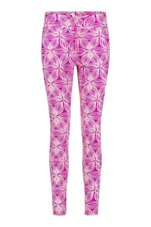 Studio Anneloes Studio Anneloes stairdown batik trousers 11087 Broek 5514 fuchsia/kit