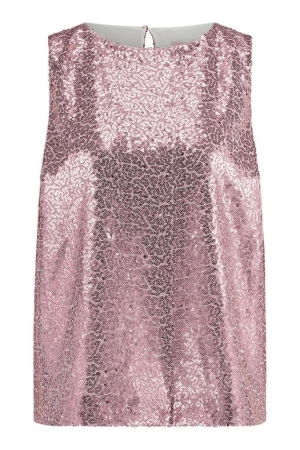 Studio Anneloes Studio Anneloes ebony pailet top 11077 Tops en Singlets 1900 pale pink