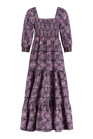 Studio Anneloes Studio Anneloes lucia batik dress 11093 Jurk 6919 d.blue/pale pink