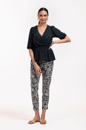 Studio Anneloes Studio Anneloes sharon top 11057 T-shirt Korte mouw 6900 dark blue