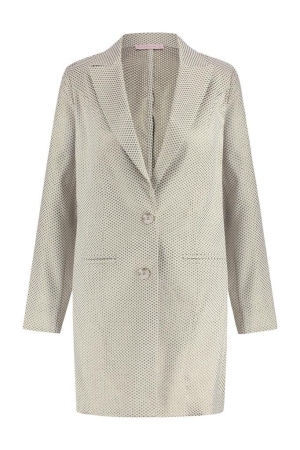 Studio Anneloes Studio Anneloes jazzy dot jacquard blazer 11078 Blazers 1400 kit