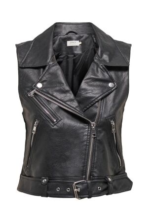 Only Only onlvera faux leather waistcoat 15239240 Gilets black 15239240