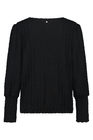 Tramontana Tramontana c24-13-401 top structure v-neck Trui 009000-black