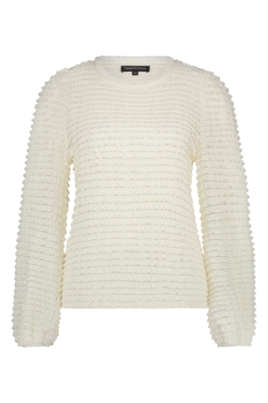 Tramontana Tramontana q26-13-401 top fancy stretch Trui 001100-offwhite
