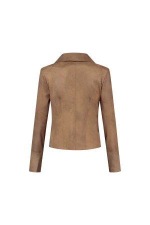 Helena Hart Helena Hart 7288 zipper biker Blazers camel