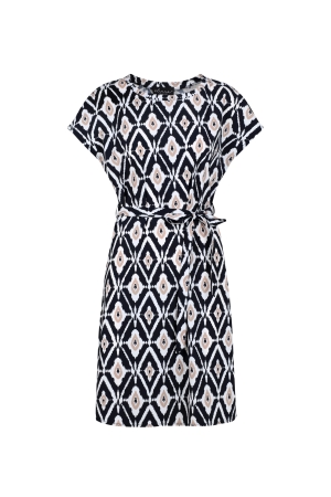 Elvira Casuals Elvira Casuals e2 24-006 dress cleo Jurken 691 square navy
