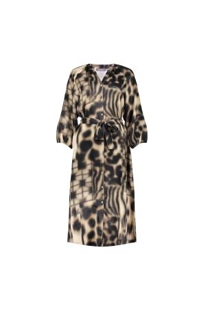 Geisha Geisha dress 47615-20 Jurk 720 sand/black