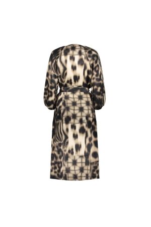 Geisha Geisha dress 47615-20 Jurk 720 sand/black