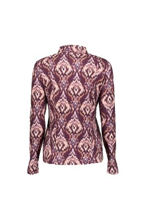 Geisha Geisha blouse aop jersey 42542-60 Blouse 330 mauve comb.
