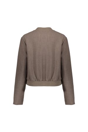 Geisha Geisha jacket bomber collar 45561-60 Vest 775 taupe