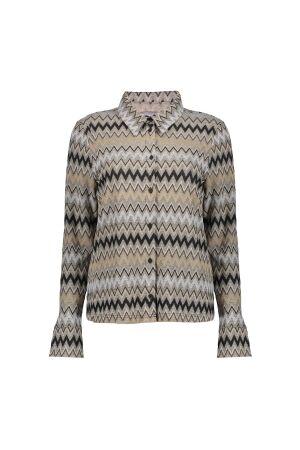 Geisha Geisha blouse 42664-20 Blouse 720 sand/black