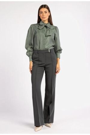 Aaiko Aaiko veronne tie shimm ray 517 Blouse 184612 light seaweed