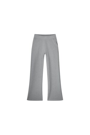 SUMMUM SUMMUM wide leg pants new waffle 4s2663-30632 Broek 810 mist