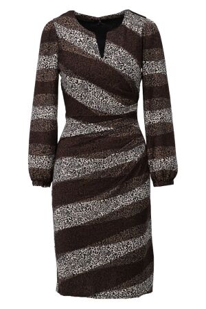 K-Design K-Design bodycon jurk met luipaard design z146 Jurk p823