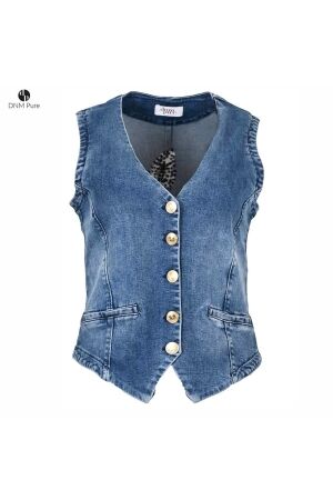 DNMPure DNMPure grace gilet dfa24.14001 Gilets midblu/navy