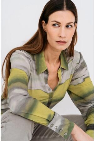 Maicazz Maicazz galya fa24.20.008 Blouse matcha cloud