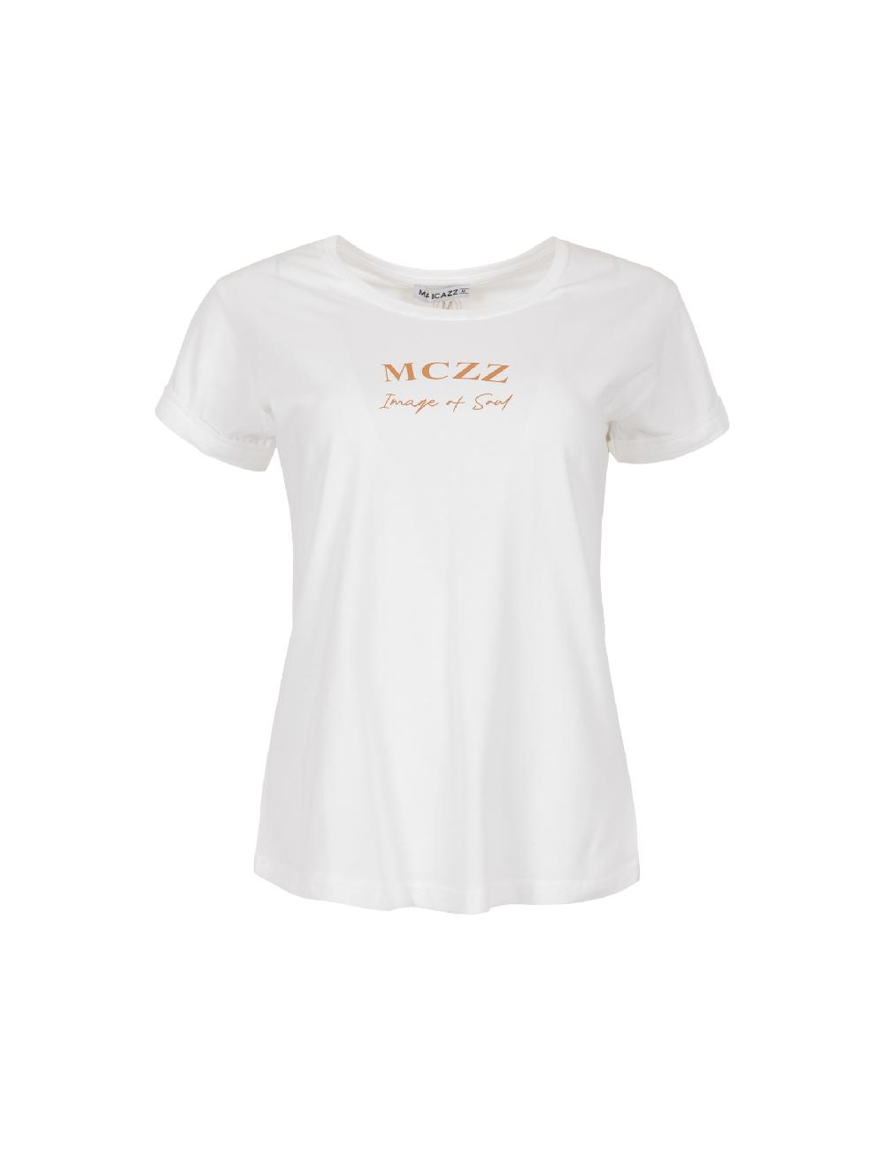 Maicazz onora fa24.75.017 T shirt Korte mouw offwhite Expresswear
