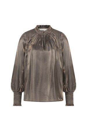 Nukus Nukus marbella blouse fw240440 Blouse 50 walnut