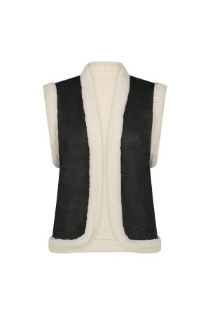 Nukus Nukus elise gilet fw24185 Gilets 89 black/offwhite