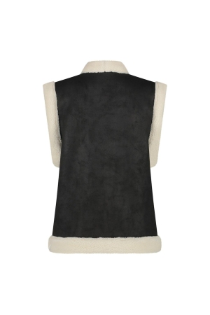 Nukus Nukus elise gilet fw24185 Gilets 89 black/offwhite