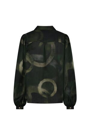 Nukus Nukus lettie blouse fw240447 Blouse 37 burned olive