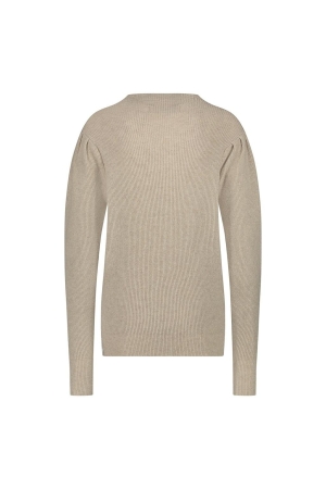 Nukus Nukus lana pullover lurex fw240617 Trui 9 sand