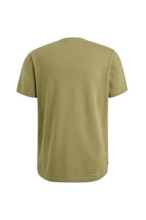 PME Legend PME Legend ptss2408564 short sleeve r-neck textured jerse Print T-shirts 6399 - dried herb