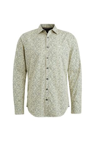 PME Legend PME Legend psi2409221 long sleeve shirt print on poplin Overhemd 7011 - birch