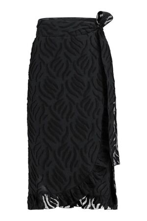 Studio Anneloes Studio Anneloes shirley flow wrap skirt 11385 9000 black