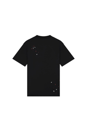 Malelions Malelions mm1-aw24-19 oversized painter t-shirt Print T-shirts 476 black/burgundy