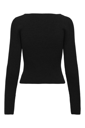Only Only onlninna ls glitter reversible cs knt 15343294 Trui black black glitter