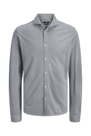 J&J Premium J&J Premium jprblalance pique l/s shirt smu 12269800 Overhemd agave green slim fit