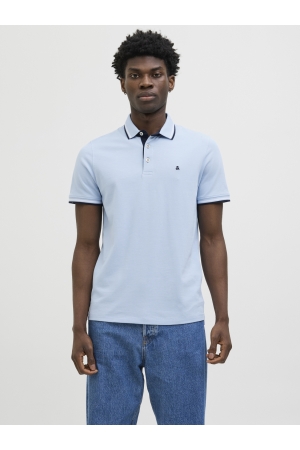 Jack & Jones Jack & Jones jjepaulos polo ss noos 12136668 Poloshirts chambray blue play