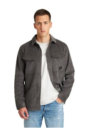 Chasin Chasin stryke cord Overshirt e82 - m.grey