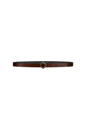 Studio Anneloes Studio Anneloes reversable ornament belt 11503 Riemen 8590 cognac/black