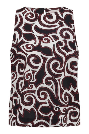 Studio Anneloes Studio Anneloes ebony tulip top 11318 Tops en Singlets 9011 black/off white