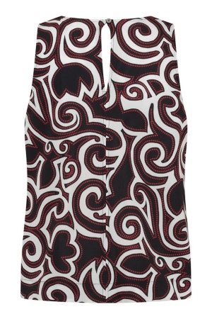 Studio Anneloes Studio Anneloes ebony tulip top 11318 Tops en Singlets 9011 black/off white