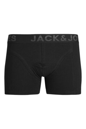 Jack & Jones Jack & Jones jacshade solid trunks 3 pack noos 12250607 Boxershorts black asphalt - vintage indigo