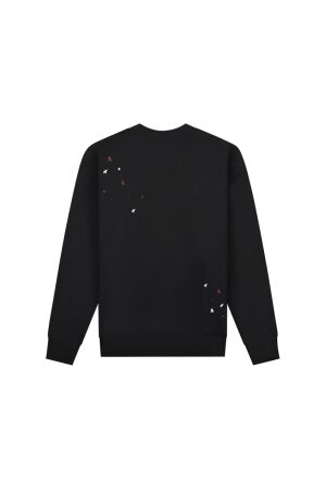 Malelions Malelions mm1-aw24-17 oversized painter sweater Sweater 476 black/burgundy