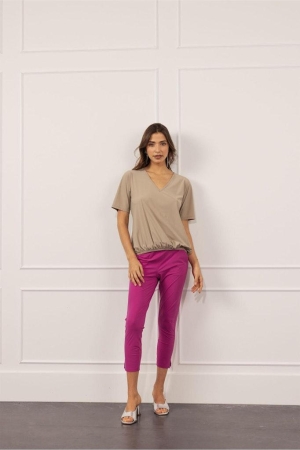 Studio Anneloes Studio Anneloes vickey sl top 11255 T-shirt Korte mouw 1600 clay