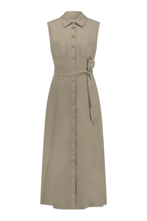Studio Anneloes Studio Anneloes cindy sls dress 11252 Zomerjurkjes 1600 clay