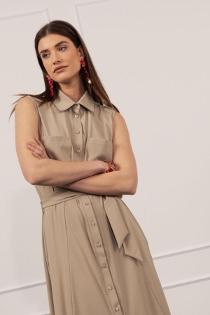 Studio Anneloes Studio Anneloes cindy sls dress 11252 Zomerjurkjes 1600 clay