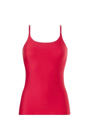 ZIP73 ZIP73 singlet lipstick red w24/334/02/610 Tops en Singlets 610 lipstick red