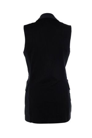 ZIP73 ZIP73 gilet lang cargo zwart w24/603/01/001 Gilets 001 zwart
