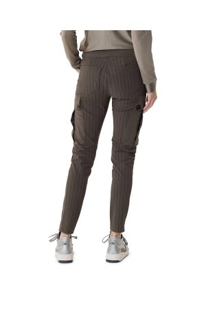 ZIP73 ZIP73 broek cargo pinstripe taupe w24/611/01/205 Cargobroeken 205 taupe