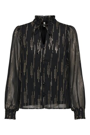 Only Only onlmira l/s v-neck shirt ptm 15332641 T-shirt Lange mouw gold colour lora stripe foil