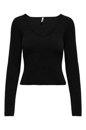 Only Only onlninna ls glitter reversible cs knt 15343294 Trui black black glitter