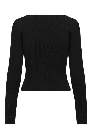 Only Only onlninna ls glitter reversible cs knt 15343294 Trui black black glitter
